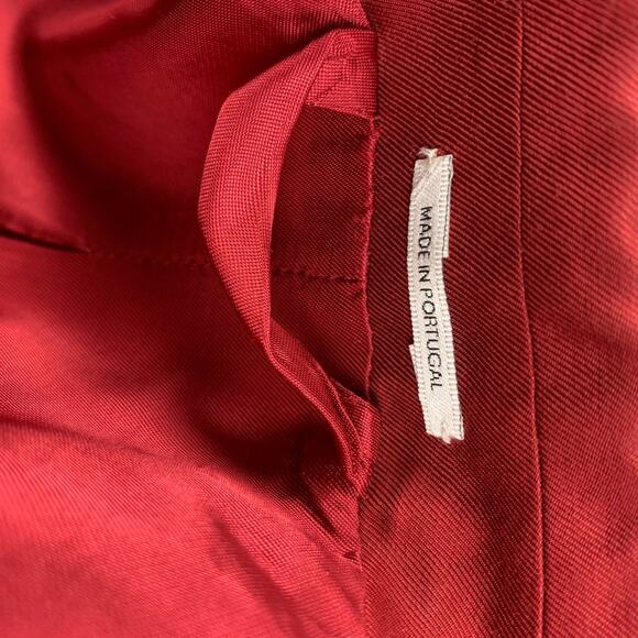 ACNE STUDIOS Size 0 Burgundy Viscose Blend Jacket Blazer - Picture 7 of 7